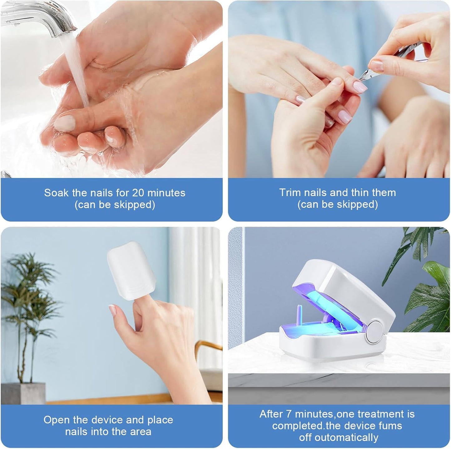 Lámpara Anti-Hongos para Uñas